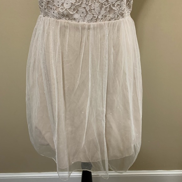 Speechless Blush Glitter Tulle Dress Size 9 - Picture 9 of 16